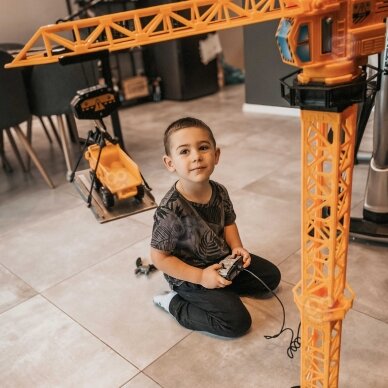 WOOPIE nuotoliniu būdu valdomas kranas 103cm R/C sunkvežimis ekskavatorius + 4 priedai 2 WOOPIE nuotoliniu būdu valdomas kranas 103cm R/C sunkvežimis ekskavatorius + 4 priedai 2