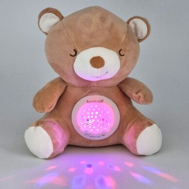 WOOPIE BABY 2-in-1 pliušinis meškiukas miegui su projektoriumi - 10 lopšinių 4 WOOPIE BABY 2-in-1 pliušinis meškiukas miegui su projektoriumi - 10 lopšinių 4
