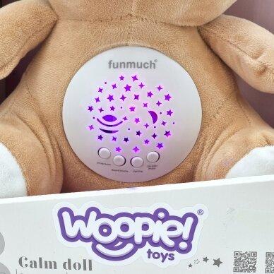 WOOPIE BABY 2-in-1 pliušinis meškiukas miegui su projektoriumi - 10 lopšinių 8 WOOPIE BABY 2-in-1 pliušinis meškiukas miegui su projektoriumi - 10 lopšinių 8