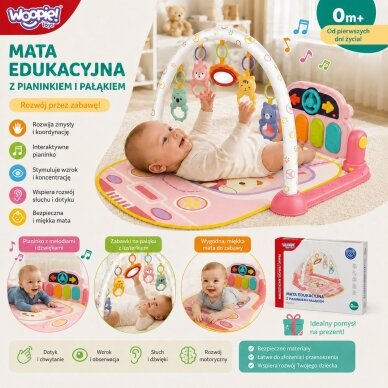 WOOPIE BABY Interaktyvus pianino žaidimų kilimėlis kūdikiams 3 in 1 2 WOOPIE BABY Interaktyvus pianino žaidimų kilimėlis kūdikiams 3 in 1 2