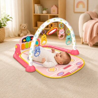 WOOPIE BABY Interaktyvus pianino žaidimų kilimėlis kūdikiams 3 in 1 1 WOOPIE BABY Interaktyvus pianino žaidimų kilimėlis kūdikiams 3 in 1 1