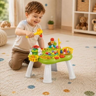 WOOPIE BABY Interaktyvus edukacinis staliukas 2 in 1 žaidimas Žvejyba Plaktukas Rūšiuoklis Garsas Šviesa 1 WOOPIE BABY Interaktyvus edukacinis staliukas 2 in 1 žaidimas Žvejyba Plaktukas Rūšiuoklis Garsas Šviesa 1
