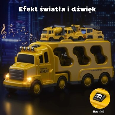 WOOPIE Kelių vilkiko rinkinys iš 5 automobilių – pagalba kelyje 5 WOOPIE Kelių vilkiko rinkinys iš 5 automobilių – pagalba kelyje 5