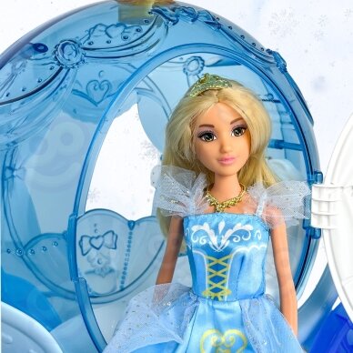 WOOPIE ROYAL Ledo princesės Lily lėlė ir stebuklingos karietos priedai 9 WOOPIE ROYAL Ledo princesės Lily lėlė ir stebuklingos karietos priedai 9