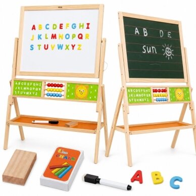 VIGA didelė edukacinė lenta 2 viename 2