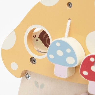 VIGA medinis grybo veiklų rūšiuoklis su labirintu ir veidrodžiu 18M+ 7 VIGA medinis grybo veiklų rūšiuoklis su labirintu ir veidrodžiu 18M+ 7