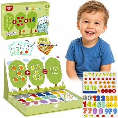 TOOKY TOY medinis magnetinis Montessori dėlionės žaidimas vaikams TOOKY TOY medinis magnetinis Montessori dėlionės žaidimas vaikams