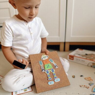 VIGA medinė vinukų mozaika 45 dalių Montessori 2 VIGA medinė vinukų mozaika 45 dalių Montessori 2