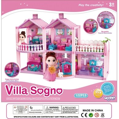 WOOPIE ponių lėlių namelis PONY FANTASY VILLA 120 vnt. 5 WOOPIE ponių lėlių namelis PONY FANTASY VILLA 120 vnt. 5