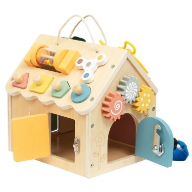 TOOKY TOY Medinis manipuliacinis namelis 3 TOOKY TOY Medinis manipuliacinis namelis 3