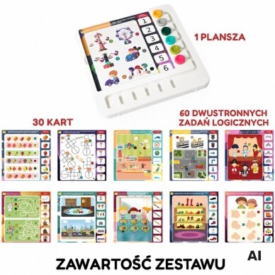 WOOPIE 60 loginių žaidimų rinkinys 3+ 6