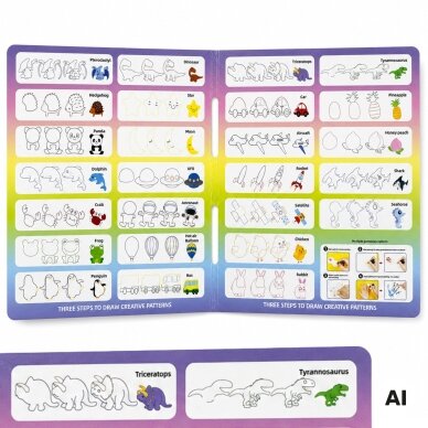 WOOPIE Magic Brush kūrybinis rinkinys piešimui su antspaudais vaikams 3+ 11 WOOPIE Magic Brush kūrybinis rinkinys piešimui su antspaudais vaikams 3+ 11