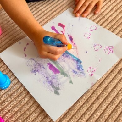 WOOPIE Magic Brush kūrybinis rinkinys piešimui su antspaudais vaikams 3+ 2
