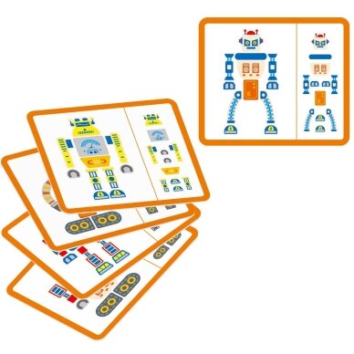 VIGA medinė vinukų mozaika 45 dalių Montessori 8