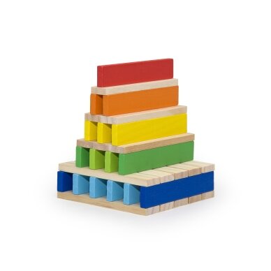 VIGA medinės statybinės kaladėlės pastatai 11 VIGA medinės statybinės kaladėlės pastatai 11