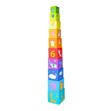 CLASSIC WORLD stebuklinga dėžutė kaladėlių dėlionė bokštas edukacinis žaislas 3
