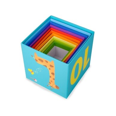 CLASSIC WORLD stebuklinga dėžutė kaladėlių dėlionė bokštas edukacinis žaislas 5