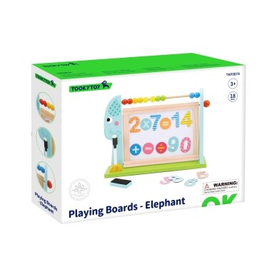 Didelė medinė dvipusė magnetinė + kreidinė lenta TOOKY TOY 3 Didelė medinė dvipusė magnetinė + kreidinė lenta TOOKY TOY 3