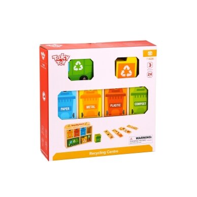 TOOKY TOY Medinis perdirbimo centras – edukacinis rūšiavimo žaislas 9 TOOKY TOY Medinis perdirbimo centras – edukacinis rūšiavimo žaislas 9
