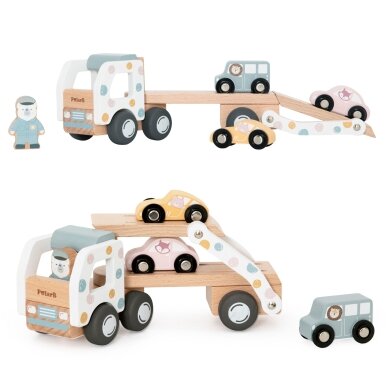VIGA PolarB medinis automobilių transporterinis sunkvežimis 3 automobiliai vairuotojas 18m+ 6