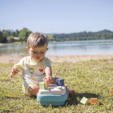 SMOBY Little Green rūšiuoklis bioplastiko krepšelyje 4