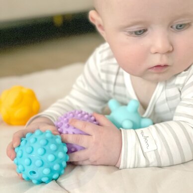 WOOPIE BABY Sensoriniai spaudžiami kamuoliukai, 6 vnt. 4 WOOPIE BABY Sensoriniai spaudžiami kamuoliukai, 6 vnt. 4