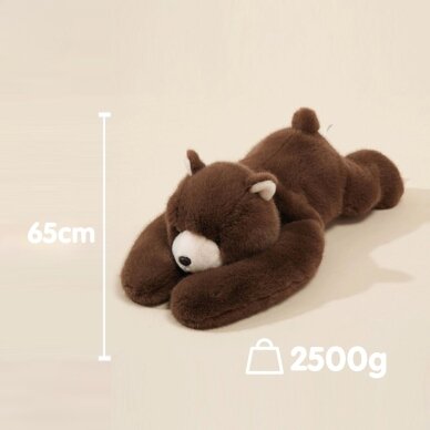 WOOPIE svertinis pliušinis meškiukas anti-streso sensorinis sunkus meškinas glėbio žaislas 65cm 2500g 9 WOOPIE svertinis pliušinis meškiukas anti-streso sensorinis sunkus meškinas glėbio žaislas 65cm 2500g 9
