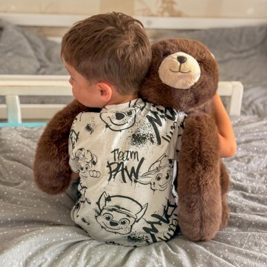 WOOPIE svertinis pliušinis meškiukas anti-streso sensorinis sunkus meškinas glėbio žaislas 65cm 2500g 7 WOOPIE svertinis pliušinis meškiukas anti-streso sensorinis sunkus meškinas glėbio žaislas 65cm 2500g 7
