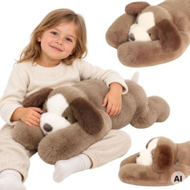 WOOPIE sensorinis svertinis pliušinis žaislas šunelis 2,5 kg