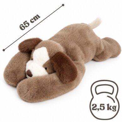 WOOPIE sensorinis svertinis pliušinis žaislas šunelis 2,5 kg 4 WOOPIE sensorinis svertinis pliušinis žaislas šunelis 2,5 kg 4