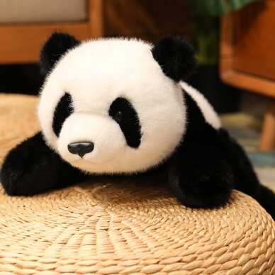 WOOPIE Panda pliušinis meškiukas su svoriu, sensorinis 2.5kg 4 WOOPIE Panda pliušinis meškiukas su svoriu, sensorinis 2.5kg 4