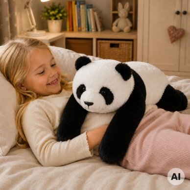WOOPIE Panda svertinis sensorinis pliušinis žaislas 1kg 2
