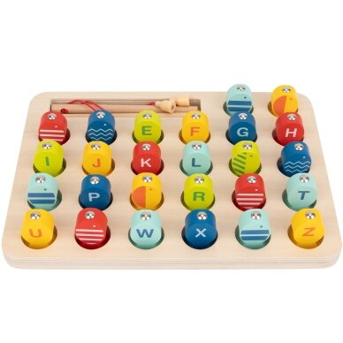 Tooky Toy medinis žaidimas „Žvejyba“ – raidžių mokymasis, 29 vnt. 6 Tooky Toy medinis žaidimas „Žvejyba“ – raidžių mokymasis, 29 vnt. 6