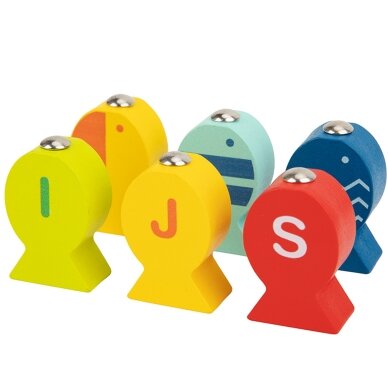 Tooky Toy medinis žaidimas „Žvejyba“ – raidžių mokymasis, 29 vnt. 7