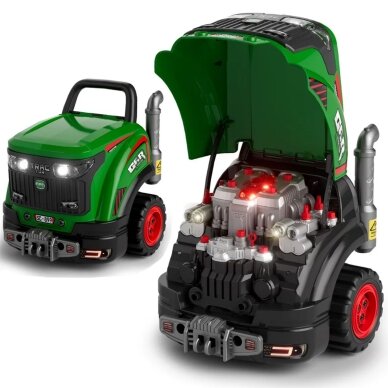 WOOPIE Interaktyvios mechaniko dirbtuvės traktorius su daugybe priedų 60 vnt. 4 WOOPIE Interaktyvios mechaniko dirbtuvės traktorius su daugybe priedų 60 vnt. 4