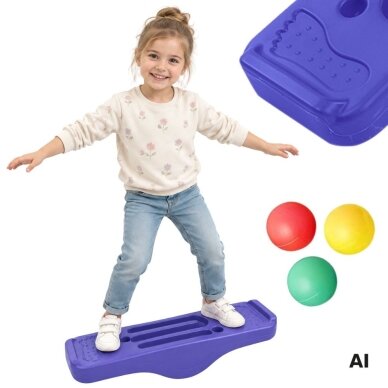 Woopie balansinė lenta labirintas su kamuoliukais Montessori sensorinė