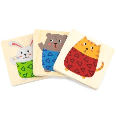 VIGA medinė dėlionė Greito suderinimo žaidimas 27 vnt. 3 VIGA medinė dėlionė Greito suderinimo žaidimas 27 vnt. 3