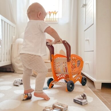 WOOPIE pirkinių vežimėlis vaikams su judančiomis dalimis + 42 priedai 2