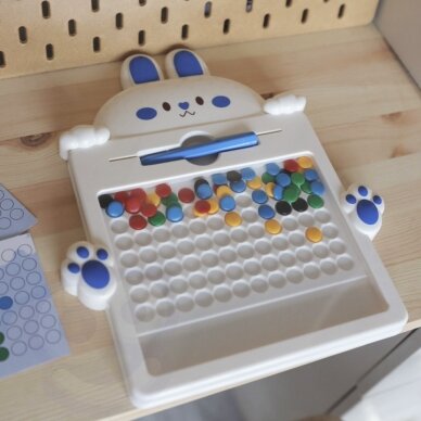 WOOPIE Magnetinė lenta vaikams Montessori MagPad Triušis 6 WOOPIE Magnetinė lenta vaikams Montessori MagPad Triušis 6
