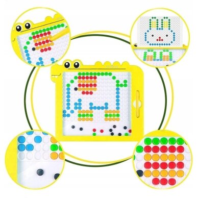 WOOPIE magnetinė lenta vaikams Montessori MagPad dinozauras 7 WOOPIE magnetinė lenta vaikams Montessori MagPad dinozauras 7