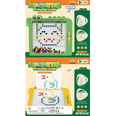 WOOPIE magnetinė lenta vaikams Montessori MagPad dinozauras 8 WOOPIE magnetinė lenta vaikams Montessori MagPad dinozauras 8