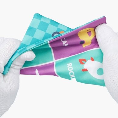 WOOPIE BABY Edukacinis sensorinis žaislas „Lady Tag“ servetėlių dėžutė 6
