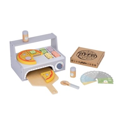 TOOKY TOY Picerija Medinės picos krosnies priedai 7 TOOKY TOY Picerija Medinės picos krosnies priedai 7
