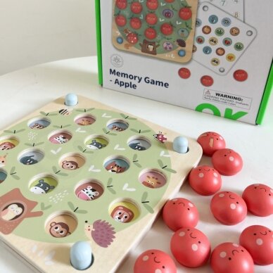 TOOKY TOY atminties žaidimas „Obuolys“ 4