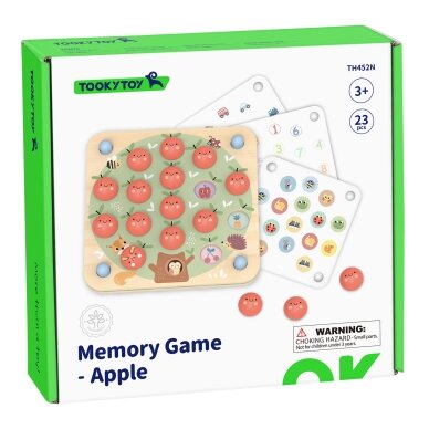 TOOKY TOY atminties žaidimas „Obuolys“ 9