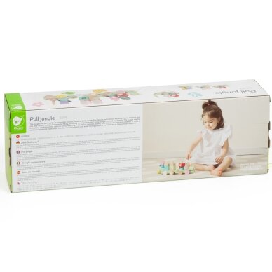 CLASSIC WORLD Montessori medinis vikšro traukinio dėlionė 13