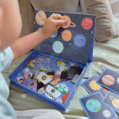 TOOKY TOY Magnetinė dėlionė Montessori edukacinė dėžutė Kosmosas 72 vnt. 4 TOOKY TOY Magnetinė dėlionė Montessori edukacinė dėžutė Kosmosas 72 vnt. 4