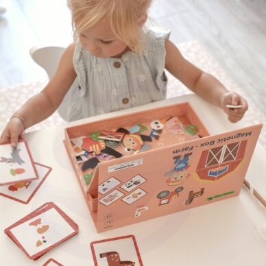 TOOKY TOY magnetinė dėlionė Ūkio dėlionė 1
