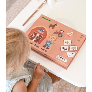 TOOKY TOY magnetinė dėlionė Ūkio dėlionė 5