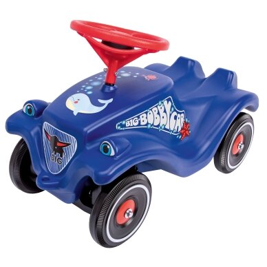 BIG Classic Bobby Car važinėjimo automobilis su delfino piešiniu 1